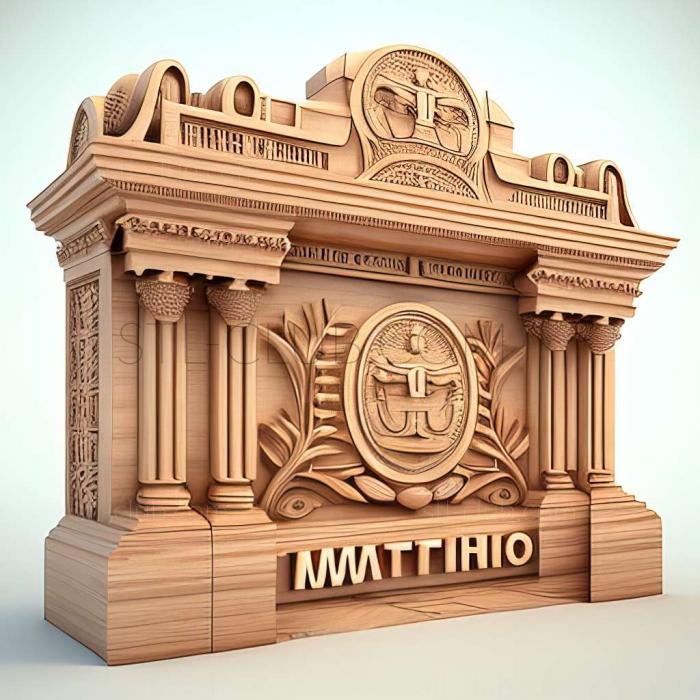 3D мадэль Столица Мапуту в Мозамбике (STL)